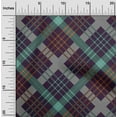 thumbnail image 1 of oneOone Organic Cotton Voile Fabric Tartan Check Printed Craft Fabric BTY 42 Inch Wide, 1 of 4