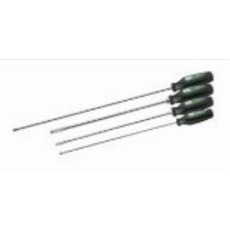 sk hand tool 86334 cushion grip extra long reach screwdriver set, 4-piece
