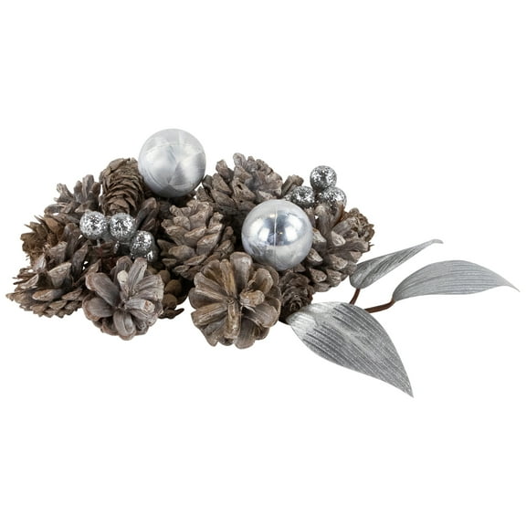 Northlight Glittered Berries and Pinecones Christmas Decorations - 6"