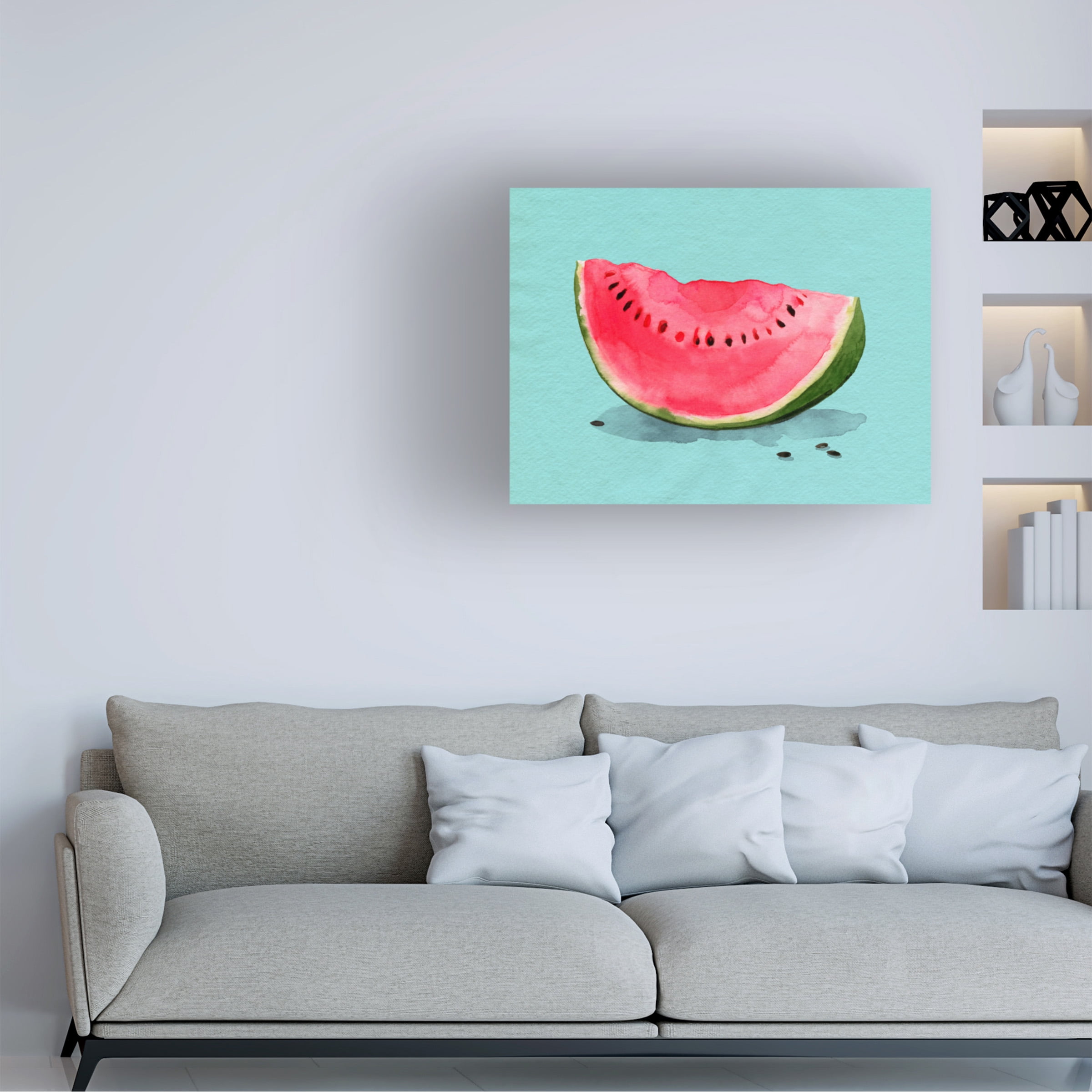 Grace Popp 'Summer Watermelon I' Canvas Art