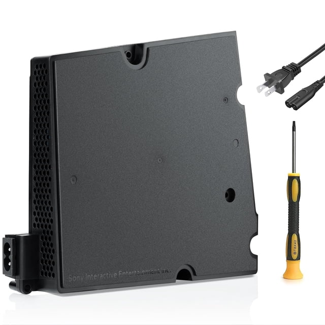 AQIDAP for PS5 Slim Power Supply with Sony PlayStation 5 PS5 Slim CFI-2000 Console Host Source Replacement with AC Adapter Console Power Adapter with