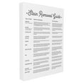 thumbnail image 2 of The Stupell Home Decor Collection Stain Removal Guide Version 2 Canvas Wall Art, 2 of 2