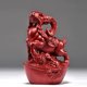 thumbnail image 4 of Red rosewood sheep figurine, carved from solid wood, a decorative piece for the living room, representing the zodiac animal of the sheep (未)., 4 of 4