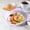 Purple, variant on Bxaolu Serving Tray for Entertaining, Serving Platters for Snacks, Fruit, Cookies, Dessert, Reusable Plastic Trays for Serving Food and Pantry Organization, 7.8in, Green