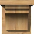 thumbnail image 2 of 7 1/2"W x 8"D x 8"H Yorktown Smooth Corbel w/Backplate, Western Red Cedar, 2 of 9