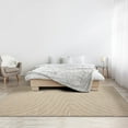thumbnail image 3 of Luxe Weavers Modern Geometric Wave Beige 5x7 Area Rug, Stain Resistant Carpet, 3 of 9