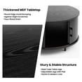 thumbnail image 4 of VENTOPYR 31.5'' Round Coffee Table with Hiddern Storage and Sliding Door,Modern Center Table for Living Room, 4 of 8
