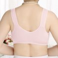 thumbnail image 5 of Lolmot Front Closure Bras for Women Full Cup Print Thin Underwear Plus Size Soft Wireless Sports Bras, 5 of 5