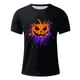 thumbnail image 4 of Blusas y camisas de manga corta y cuello redondo para hombre. Blusas/camisetas de manga corta con cuello redondo y estampado de Halloween para hombre. Blusa para hombre., 4 of 4