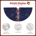 thumbnail image 3 of Balery Blue Firework Printed Christmas Tree Skirt , Merry Christmas Party Christmas Tree Decoration,Adjustable Tree Skirt-30", 3 of 6