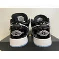 thumbnail image 4 of Ni-k-e Air Jordan 1 Low SE GS Size 6.5Y Women's 8 Concord Black Patent White DV1333-100, 4 of 6