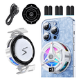thumbnail image 4 of Ventilador Para Celular Con Led Enfriador De Celular Usb Malubero Blanco, 4 of 5