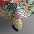 thumbnail image 6 of Pioneer Flower Floral Print Pattern Rectangle Tablecloth 60"x102",Waterproof Polyester Rectangle Table Cloth, Wipeable Spillproof Polyester Tablecloth for Dining, Camping, Indoor and Outdoor, 6 of 6