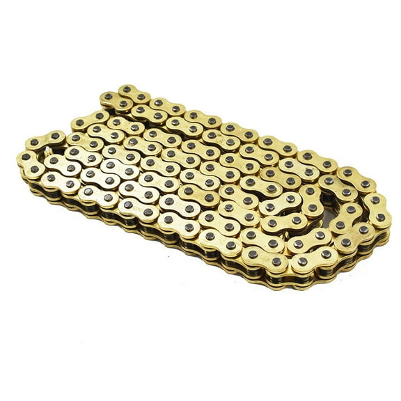 Gold 520 x 114 Drive Chain with O-Ring 520 Pitch 114 Links Universal for Motorcyles & ATV