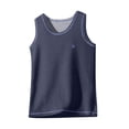 thumbnail image 1 of Dealovy Little Girls Tank Tops Kids Warm Solid Color Vests Crewneck Sleeveless Pullover Base Layer Undershirt, 1 of 5