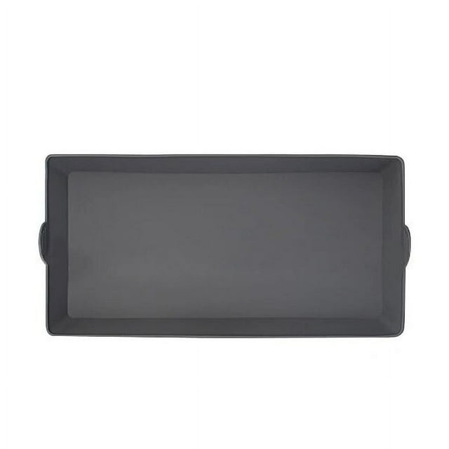 Bandeja de silicona para freidora de aire, antiadherente, divisores, accesorios para hornear, bandejas reutilizables para horno, aptas para L-gris
