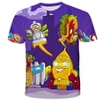 thumbnail image 1 of Camisetas Super Zings, ropa para niños, novedad de verano 2023, camisetas de manga corta con dibujos animados, camisetas informales con cuello redondo de 1 a 14 años, Tops9T Gao Jinjia LED, 1 of 2