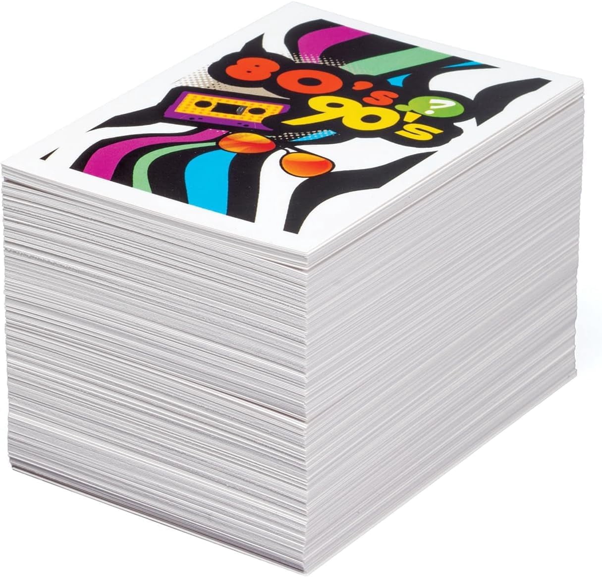 80's 90's Trivia - Includes 220 Cards with Over 1200 Fun Questions