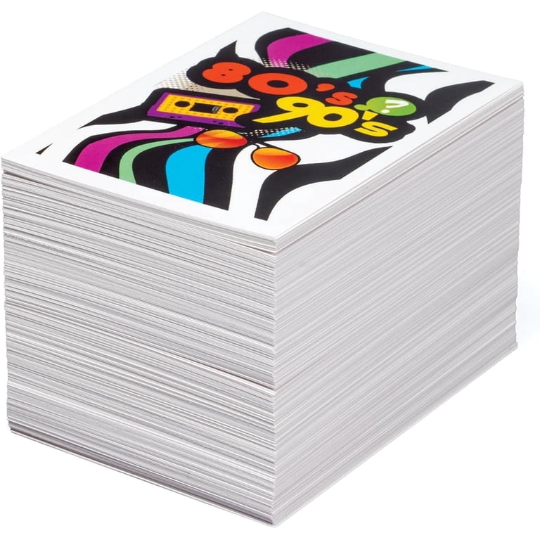 80's 90's Trivia - Includes 220 Cards with Over 1200 Fun Questions