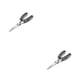 thumbnail image 2 of Greeniant Alicates de pesca de acero inoxidable mango de plástico antideslizante portátil agua dulce agua salada anzuelo cebo tijera aparejos Negro 2piezas Greeniant CBP493717, 2 of 6