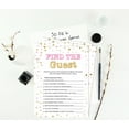 thumbnail image 4 of Inkdotpot 50Find The GuestBaby Shower Game Party Supply Confetti Star Gender Neutral Icebreaker Party Game, 4 of 5