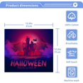 thumbnail image 5 of SKYSONIC Halloween Castle Washcloths Set of 2, Highly Absorbent Soft Cotton Fingertip Towels for Bathroom, Kitchen, Gym, Spa, Home Decor, 12 x 12 Inch, 5 of 7