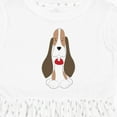 thumbnail image 4 of Inktastic Basset Hound with Floppy Ears Girls Toddler Dress, 4 of 5