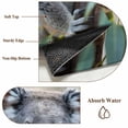 thumbnail image 6 of Koala Area Rugs 3'x5', Washable Small Throw Rugs for Living Room Bedroom, Grey Animals Modern Art Forest Indoor Outdoor Rug Non-Slip Low Pile Carpet Runner Reversible Floor Mats, 6 of 8