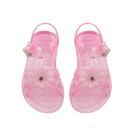 Sara Z Flower Jelly Sandals