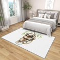 thumbnail image 4 of 2x3 Rug, Sloth Door Mat Washable Non Slip Soft for Entryway, Cute Cartoon Animal Rug, Kids Nursery Carpet, Sloth Home Decor & Gifts, 4 of 7