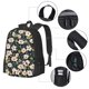 thumbnail image 2 of Fotbe Flowers Mochila para Hombre y Mujer - Tela Oxford 600D Resistente - Mochila Impermeable de Gran Capacidad para Escuela, Viajes y Senderismo, 2 of 6