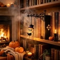 thumbnail image 6 of Vintage Library Lanterns Bookshelf Lamp, Ghost-Themed Decorative Bookend-Style Shelf Light, Warm LED Ambient Lighting, Battery Powered for Home Libraries and Reading Corners, 6 of 6