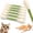 Green, variant on Giant Q Tip Cat Toy, Cotton Swabs Cat Toys with Catnip, 6 Pk Interactive Felt Kitty Kicker Toy Sticks, Big Kitten Chew Dental Teething, Set of 6 Soft Plush Kicker Toys