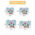 thumbnail image 7 of Large Induction Cooktop Protector Mat Christmas Stove Top Covers for Electric Stove, Winter Cartoon Xmas Mailbox Cardinal Pine Trees Decorative Stove Burner Cover Mats, Glass Top Stove Cover, 7 of 7