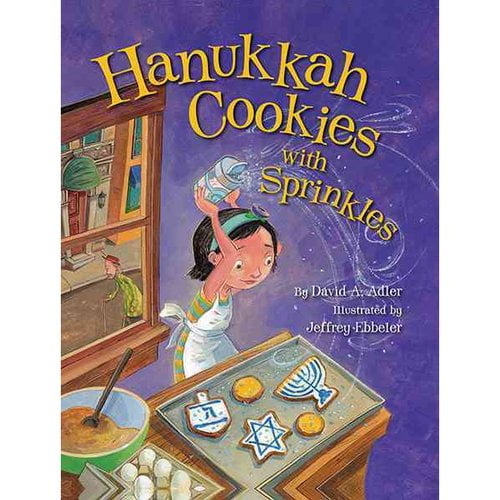 Hanukkah Cookies with Sprinkles