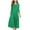 Green, variant on qolati Women's Casual Long Sleeve Dresses 2023 Solid Color Crew Neck Ruched A-Line Dress Comfy Loose Fit Pleated Swing Midi Dress