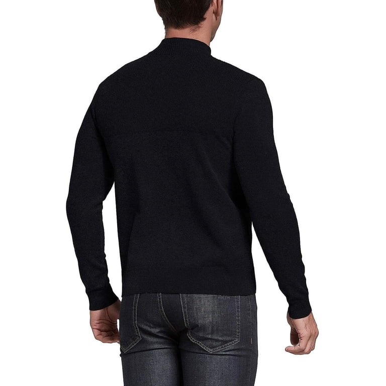 Iceglad Men's Slim Fit Mock Neck Zip Sweater photo 5