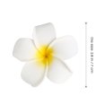 thumbnail image 4 of Lote de 25 horquillas de Frangipani para el pelo, accesorio para novia, de imitación, para mujer (7 cm, incluye pinza negra), 4 of 5