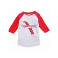 thumbnail image 1 of Awkward Styles Autism Awareness Red Ribbon Raglan Shirt Autism Awareness Toddler Jersey Shirt Autism Baseball Shirts for Kids Autism Support Ribbon Shirts for Kids Autism Red Ribbon 3/4 Sleeve Shirt, 1 of 4