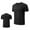 Black, variant on WAENQINLA Men's Short Sleeve Tee Shirts Summer Moisture Wicking Gym Shirts Classic Solid Color Crew Neck T-Shirts