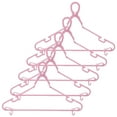 thumbnail image 6 of Raindrops Pink Plastic Heavy Duty Hangers with Clamp for Home Use Wide Application for Clothes and Towels 5pcs, 6 of 8