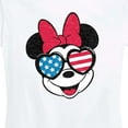 thumbnail image 3 of Disney - Americana - Minnie Flag Glasses - Women's Short Sleeve Graphic T-Shirt, 3 of 5