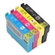 thumbnail image 3 of 4 Colors Printer Cartridge, High Efficiency Ink Cartridges Clear Printing Black Cyan Magenta Yellow For EXPRESSION XP-101 201 211 ANGGREK CF1019, 3 of 8