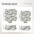 thumbnail image 4 of Valet Tray, Palm Trees Zebra Faux Leather Desk Tray Vanity Tray Night Stand Organizer Catch All Tray Key Bowl for Entryway Table, Elegant Valet Tray Storage for Men Women, 4 of 7