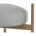 thumbnail image 6 of Sunpan Seneca 19.5" Fabric Dining Chair in Antique Brass-Gray (Set of 2), 6 of 7