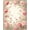 Pink, Pattern 1, variant on ODIKA 4'x6' Machine Washable Non-Slip Area Rug, Blossoming Garden Delight Accent with Delicate Rose High Traffic Rug, Pink, 218874