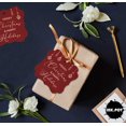 thumbnail image 6 of Inkdotpot Merry Christmas & Happy Text Bottle Tag Real Rose Gold Foil Favor Bracket Shape Hang Tags Pack Of 50, 6 of 7