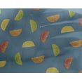 thumbnail image 4 of oneOone Georgette Viscose Fabric Lemon Slice Vegetable Print Fabric BTY 42 Inch Wide, 4 of 4