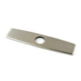 thumbnail image 2 of Luxier  10 in. Kitchen Sink Faucet Hole Cover Deck Plate Escutcheon Brushed Gold, 2 of 5