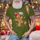 thumbnail image 1 of Camisetas Vintage para hombre, trajes navideños, ropa con gráfico de Papá Noel, ropa informal estilo Hip Hop con cuello redondo Extra grande para hombre, camisetas 2023, 1 of 4